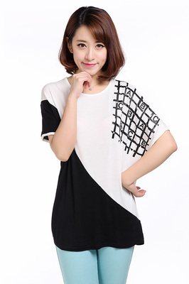 2014.5.8 別有天夏季新款簡單T恤 661 - 別有天 - T恤 四季青服裝批發(fā)網(wǎng)