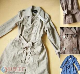 批發(fā)折扣女裝,風(fēng)衣,韓版女裝,白領(lǐng)時(shí)裝_服裝服飾_世界工廠網(wǎng)中國(guó)產(chǎn)品信息庫